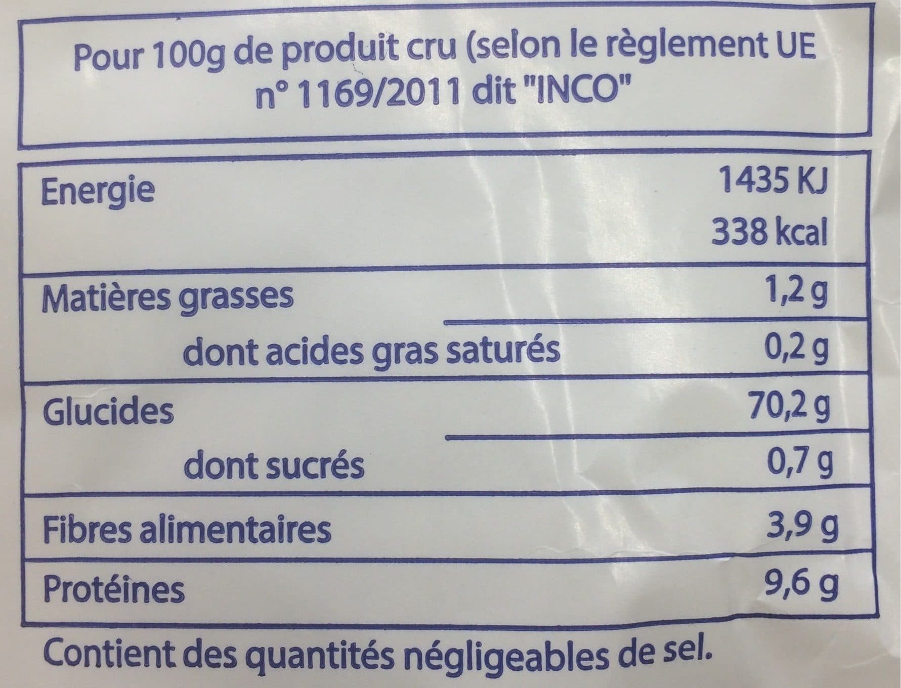 Minoterie Corageoud Farine de ble Fleur des Glieres type 45 packshot