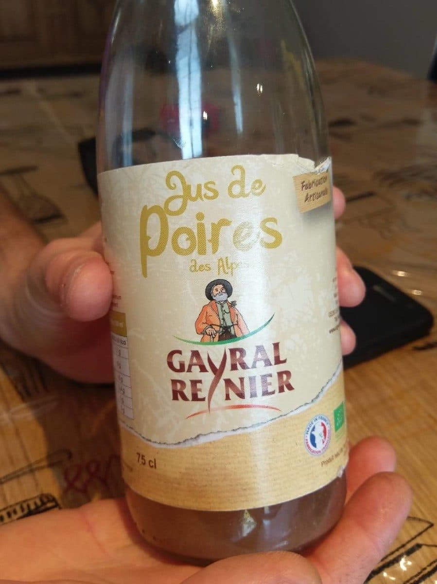 Open Food Facts Jus de poires des alpes packshot