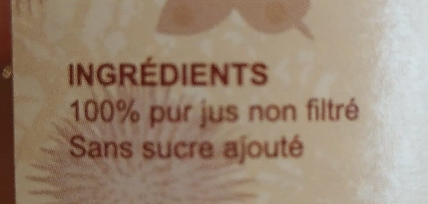 Open Food Facts Jus de poires des alpes packshot