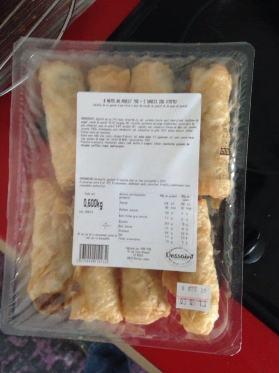 Open Food Facts Nem de poulet 70g packshot