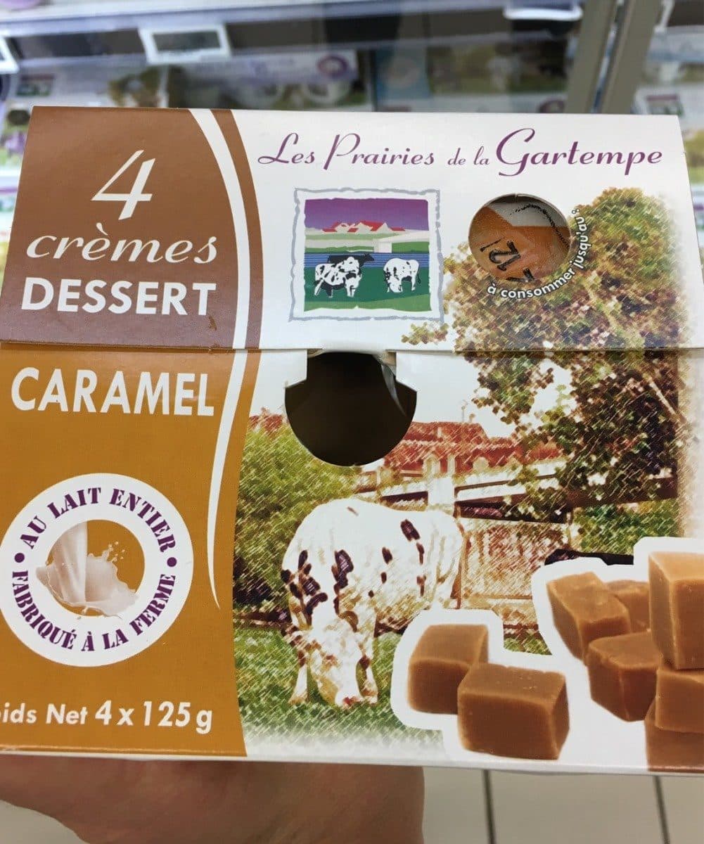 Les Prairies De La Gartempe Creme dessert packshot