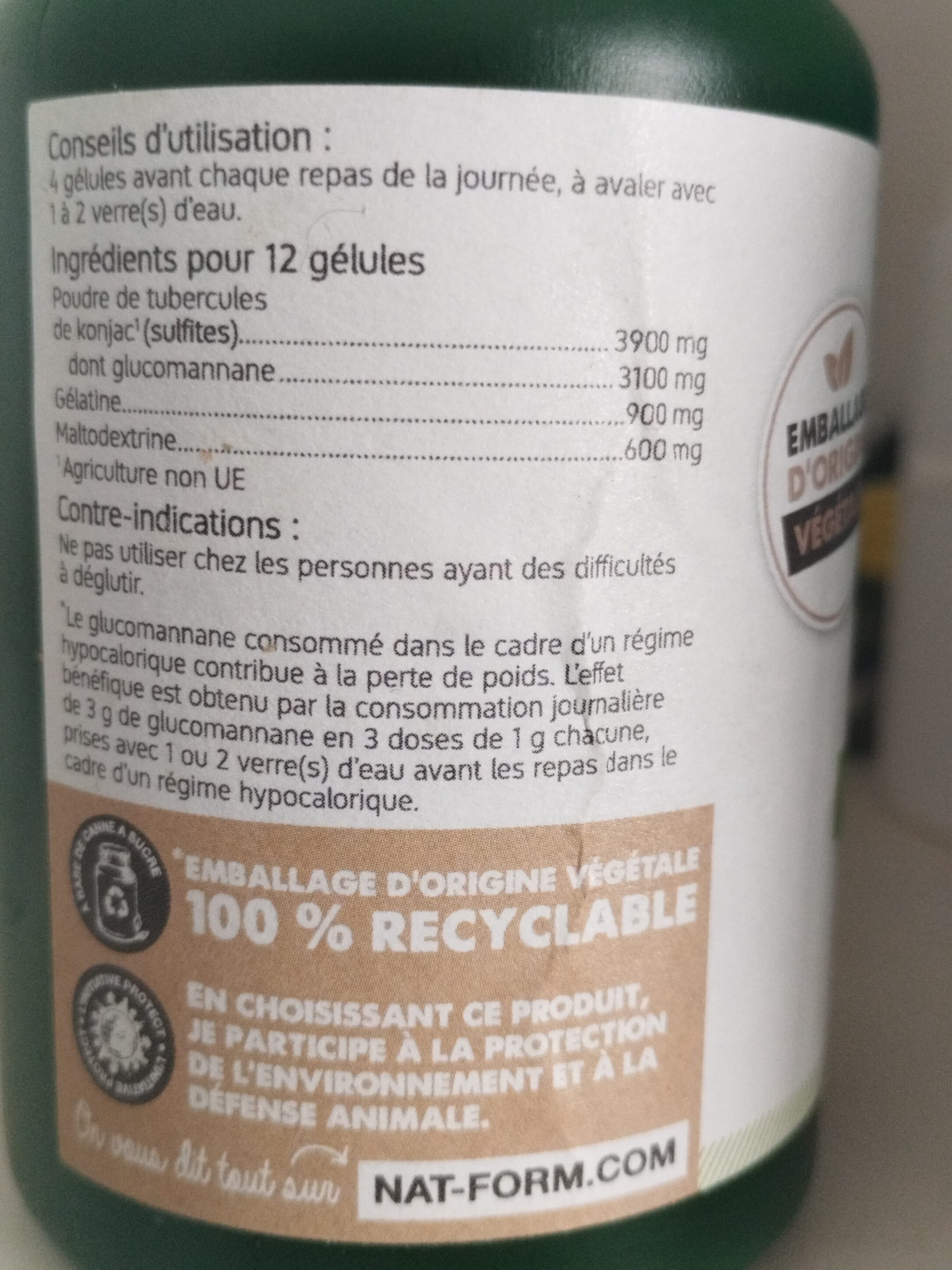 Open Food Facts Nat &Form Konjac packshot