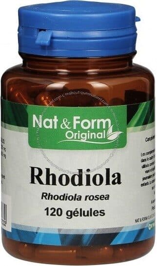 Nat & Form Rhodiola -120 Gélules - Nat & Form packshot