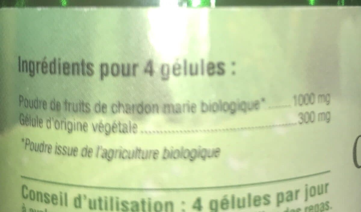Nat & Form Chardon-marie Bio - 200 Gélules - Nat & Form packshot