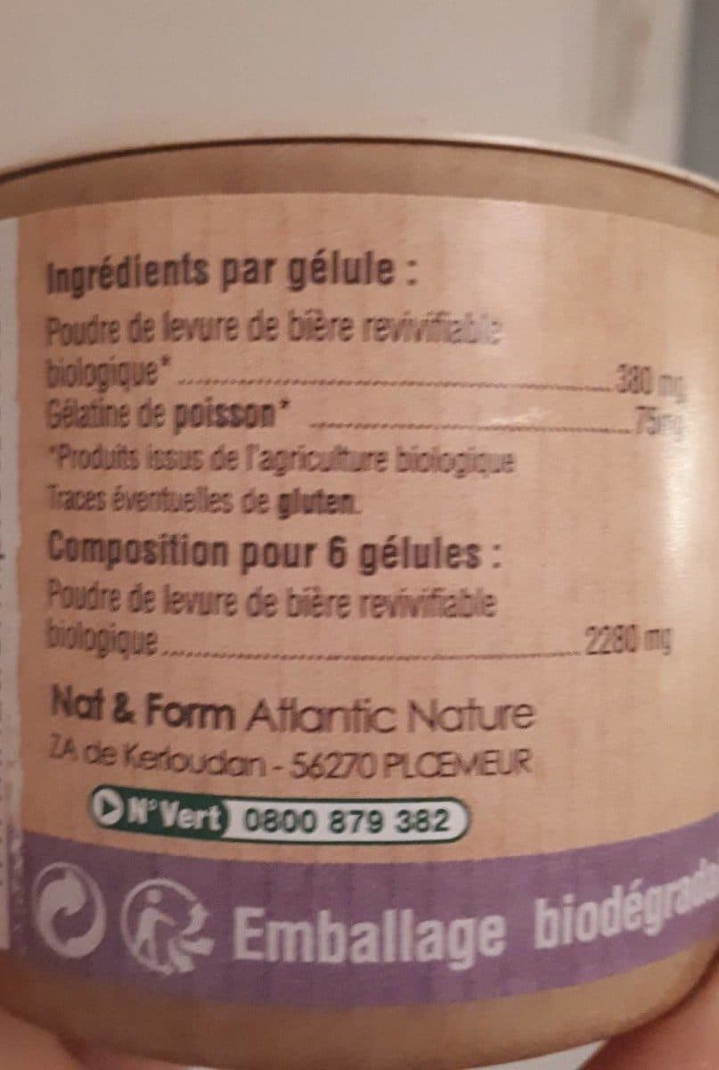 Nat & Form Levure de bière bio packshot