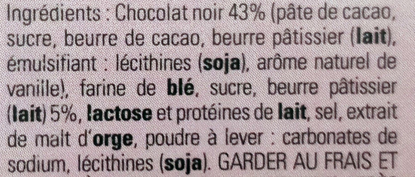 Gavottes L'authentique Crêpe Dentelle de Bretagne Chocolat Noir packshot