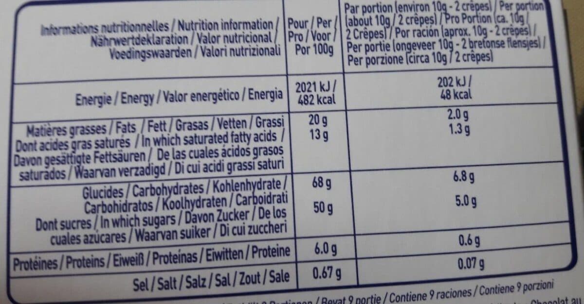 Gavottes Crêpe Dentelle packshot
