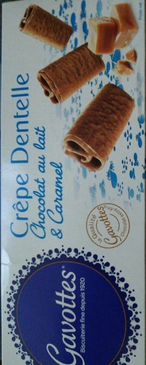 Gavottes Crêpe Dentelle chocolat Lait Caramel packshot