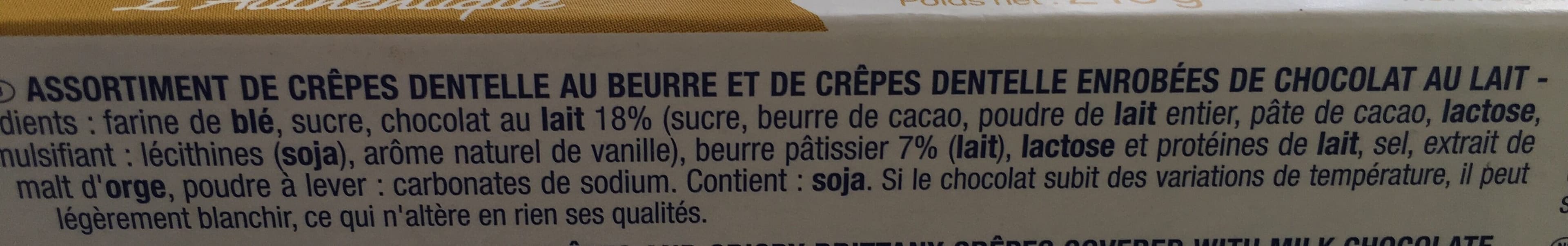 Gavotte Assortiment crêpes dentelle packshot