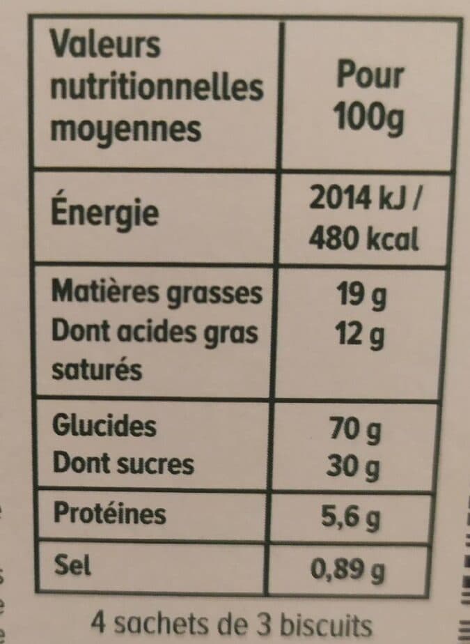 Loc Maria Biscuits Galettes citron vert pur beurre packshot