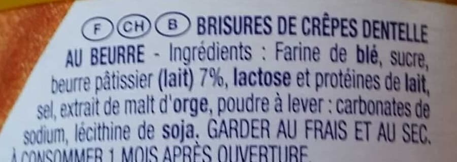 Gavottes Paillettes Eclats de Crêpe Dentelle packshot