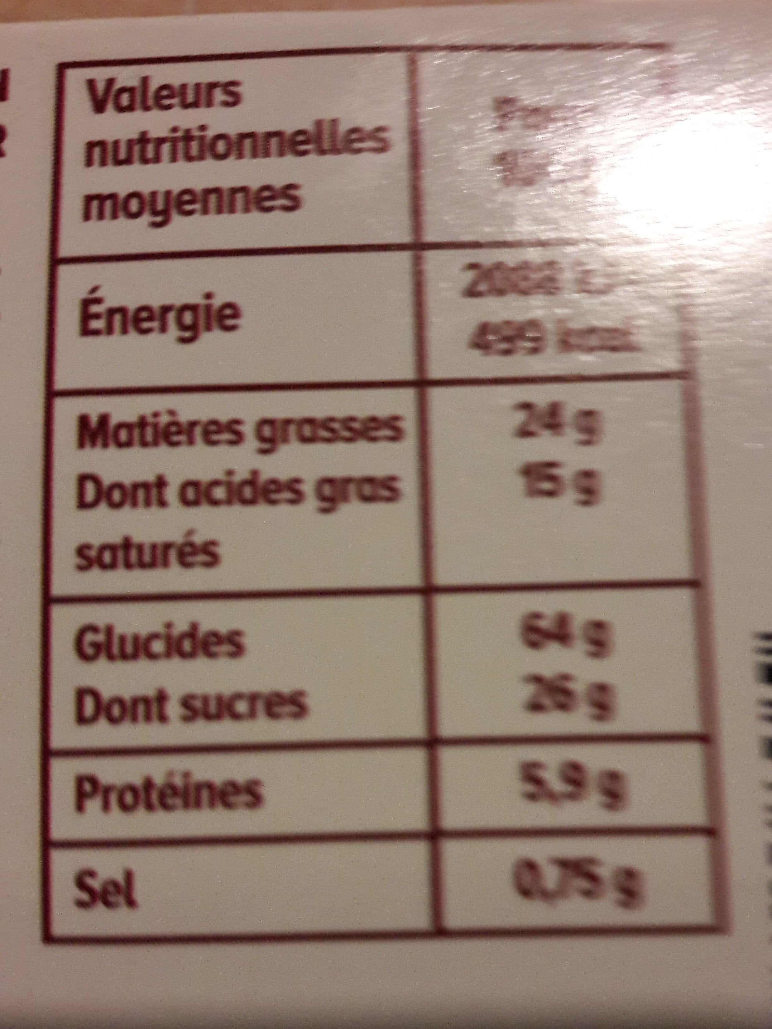 Loc Maria Biscuits Sablés Rhum Raisins packshot