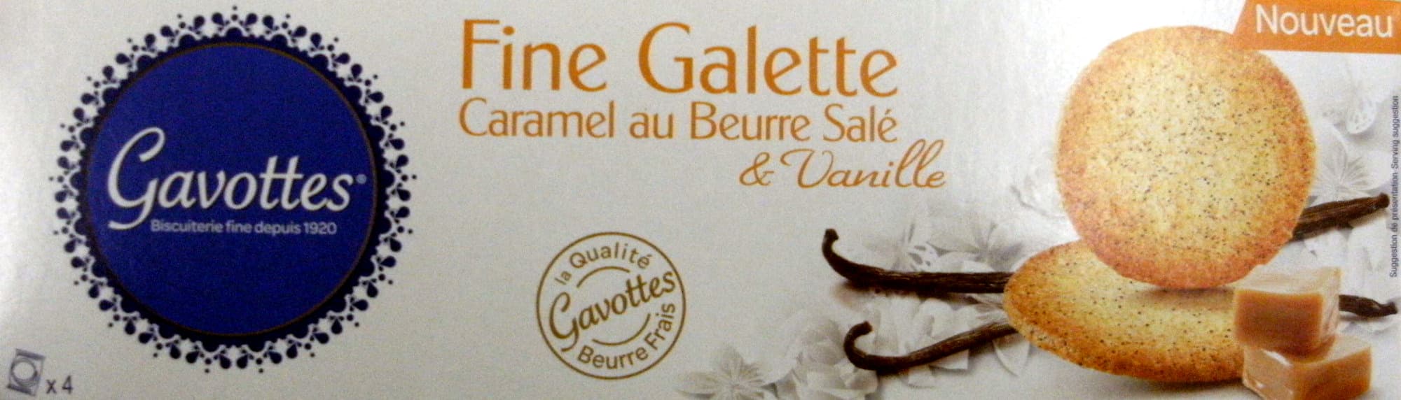 Gavottes Gavottes fine galette caramel au beurre salé & vanille packshot
