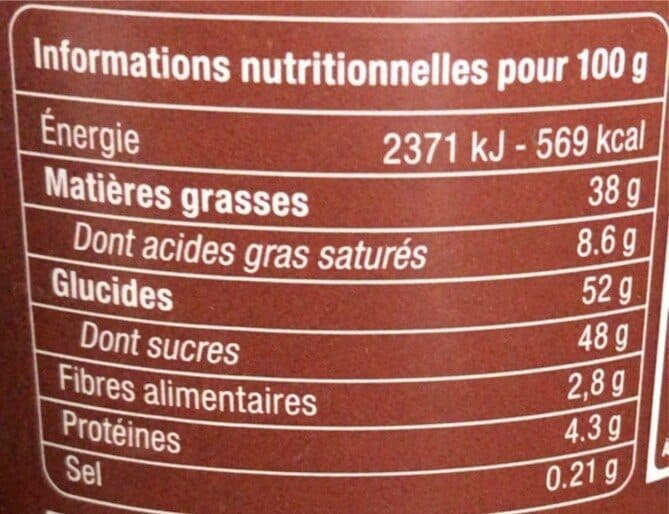 Gavottes Pate à tartiner cacao aux éclats de crêpe dentelle packshot