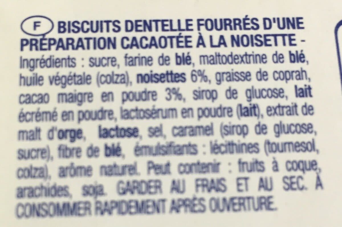Open Food Facts Berlingots Cacao et Noisettes packshot