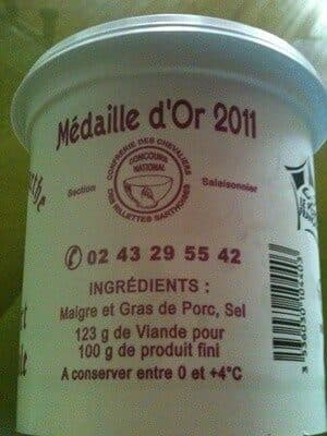 Rillettes BOULVERT Rillettes Boulvert packshot