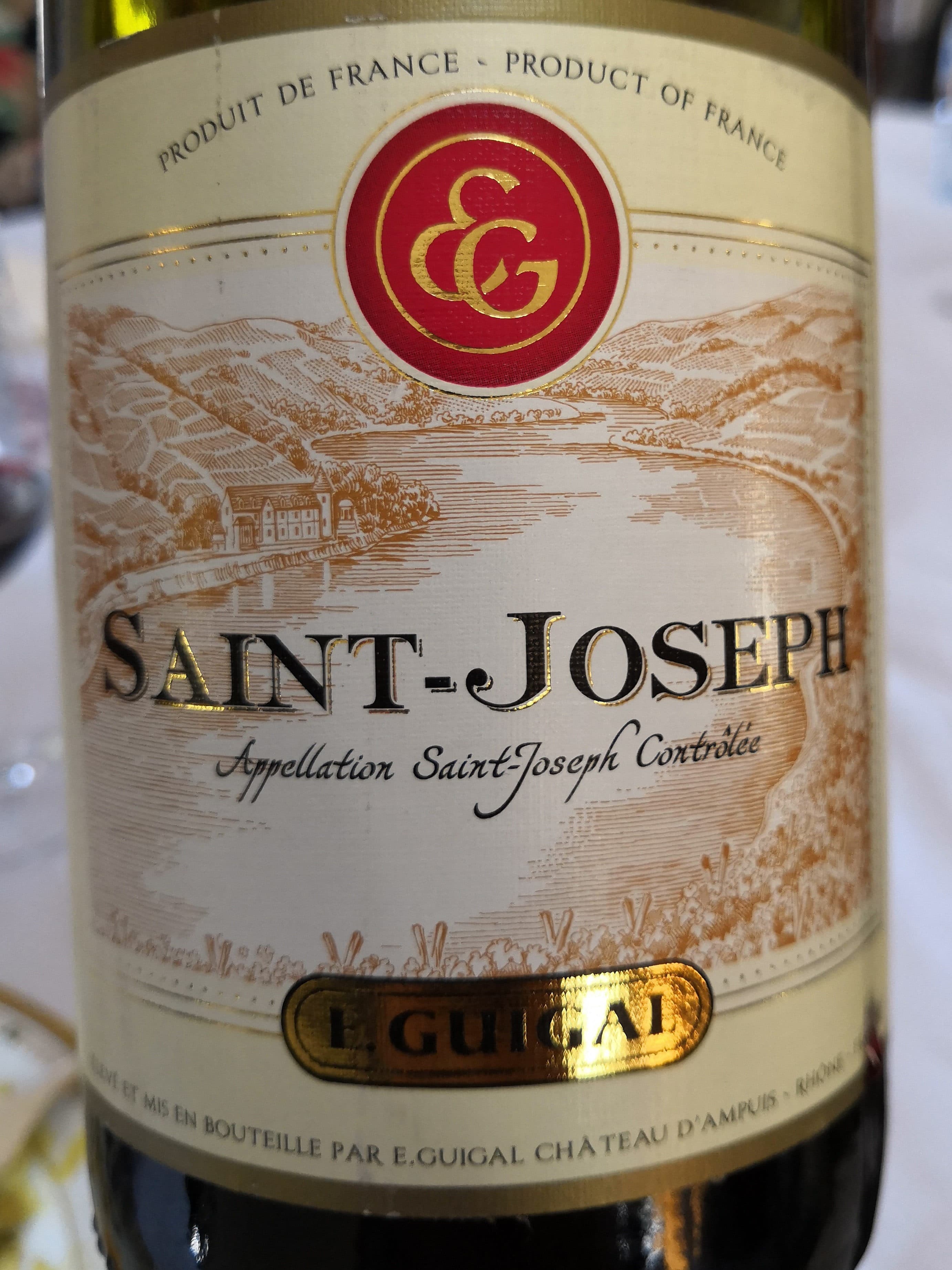 Open Food Facts E. Guigal Saint-joseph Rouge 2011 Rated 90wa packshot