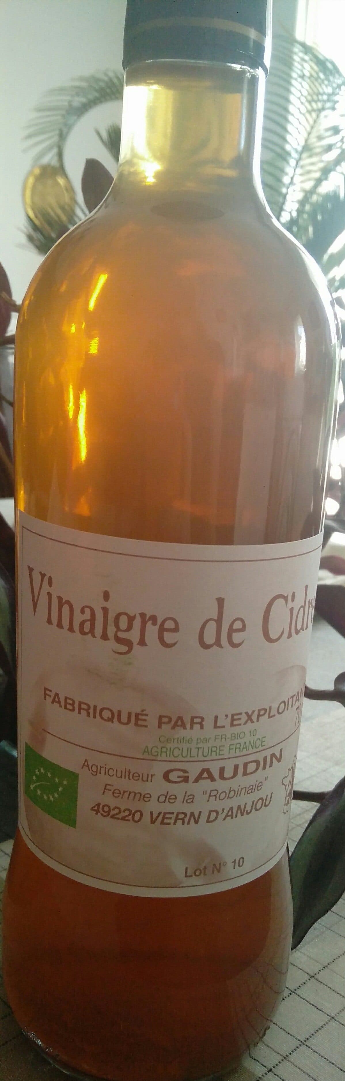 Ferme de la Robinaie Vinaigre de cidre packshot