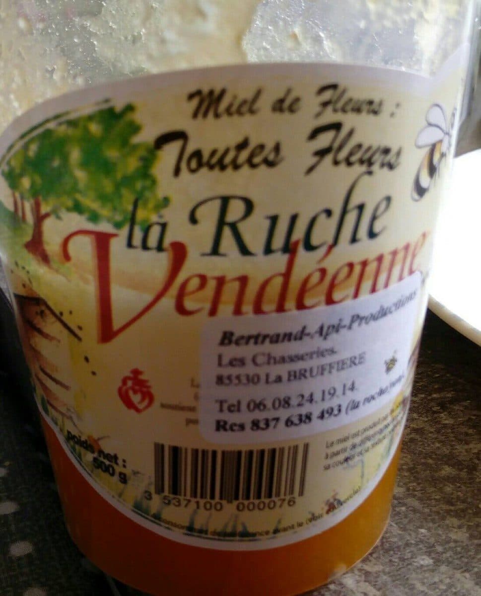Open Food Facts Les Chasseries Miel La Ruche Vendeenne packshot
