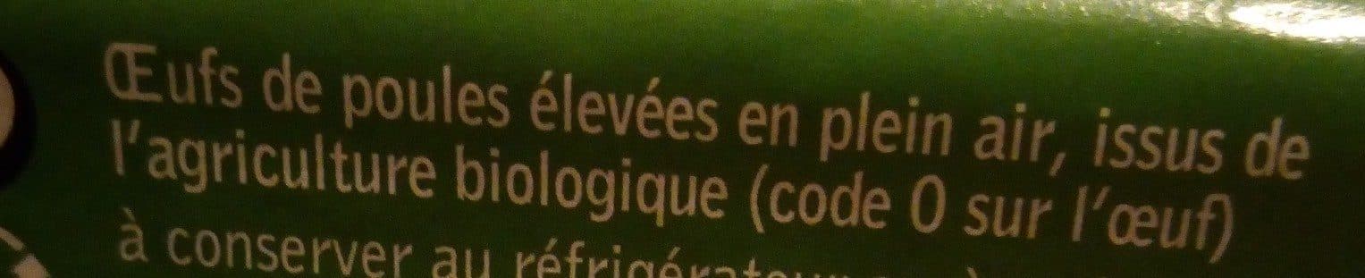 Keryann 6 œufs bio de poules élevées en plein air packshot
