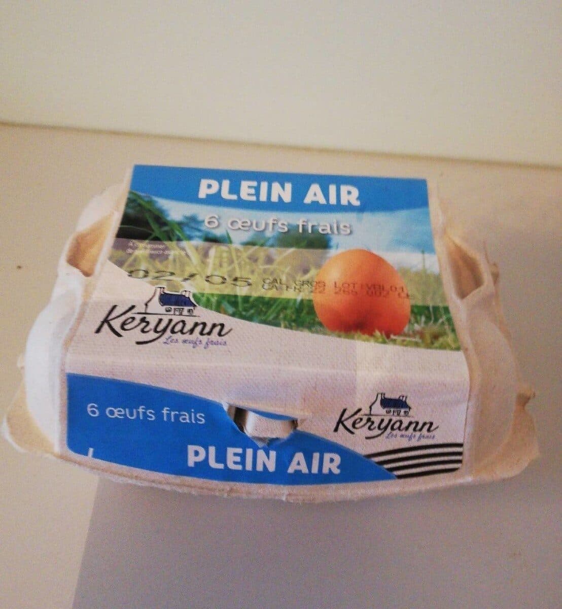 Les 3 Poulettes Oeufs plein air packshot