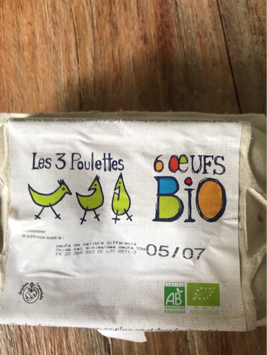 Open Food Facts Les 3 poulettes packshot