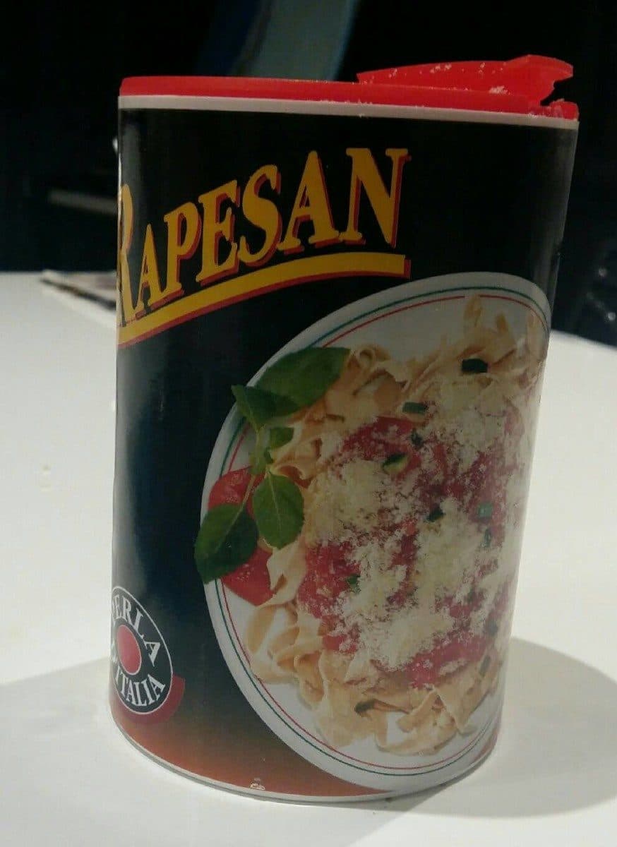 Open Food Facts Rapesan, Parmesan gerieben, Käse packshot