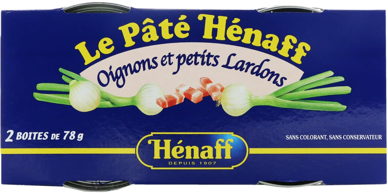Hénaff Le Pâté Hénaff Oignons et Petits Lardons packshot