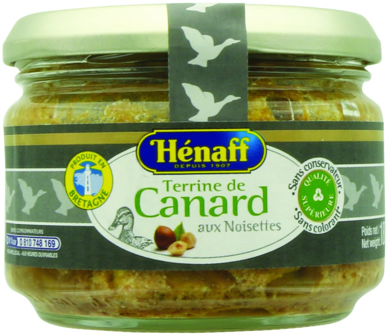Hénaff Terrine de Canard aux Noisettes packshot