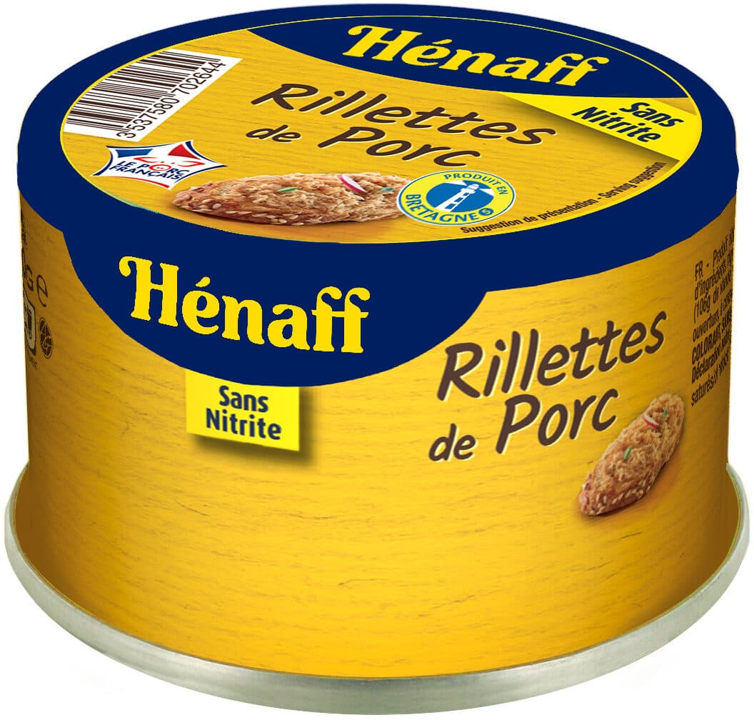 Hénaff Les Rillettes de Porc packshot