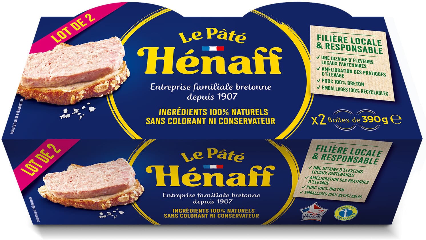 Hénaff Le pâté Hénaff packshot