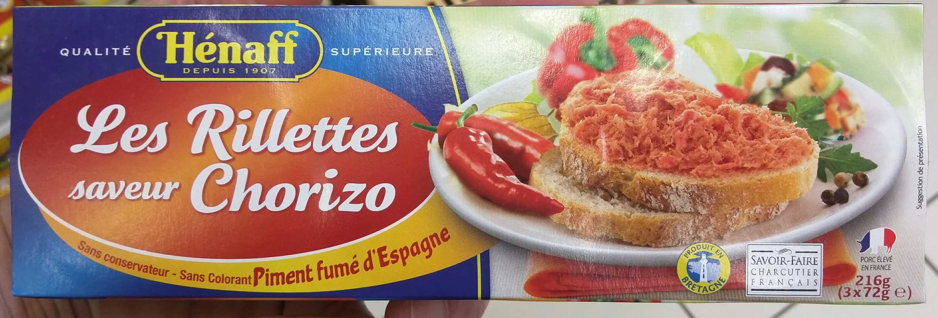 Hénaff Lot Rillettes de Chorizo packshot