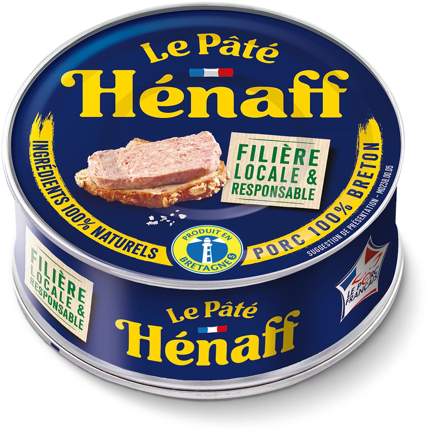 Hénaff Le pâté de porc Hénaff packshot