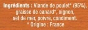 J. HÉNAFF Rillettes de Poulet rôti packshot