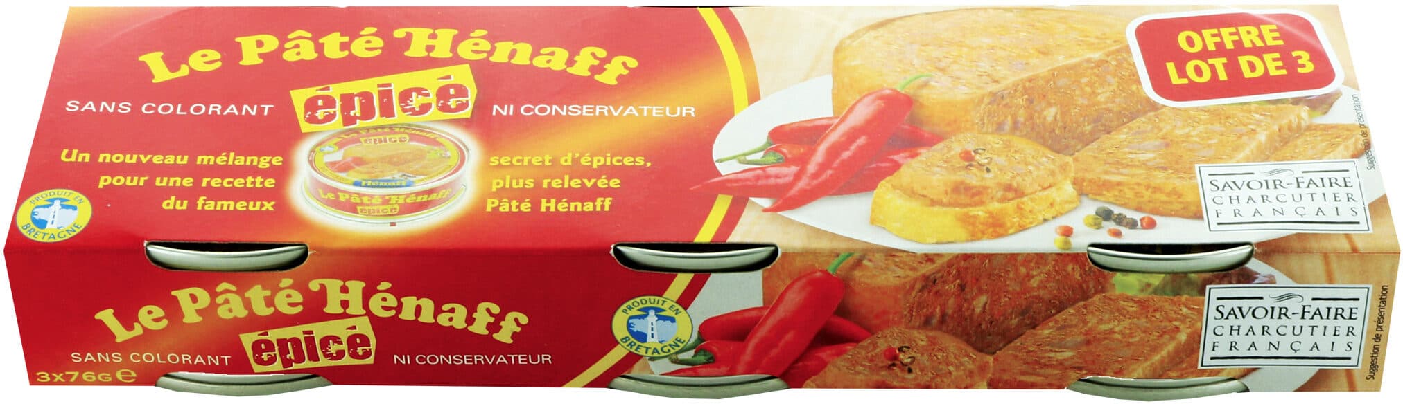 Hénaff Pâté Épicé packshot