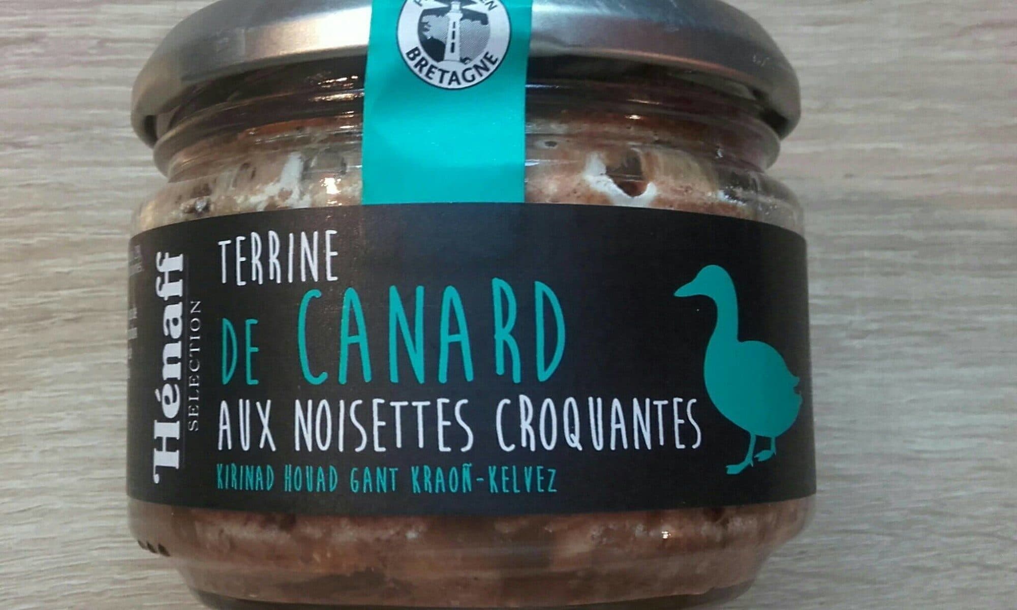 Hénaff Terrine de canard aux noisettes croquantes packshot