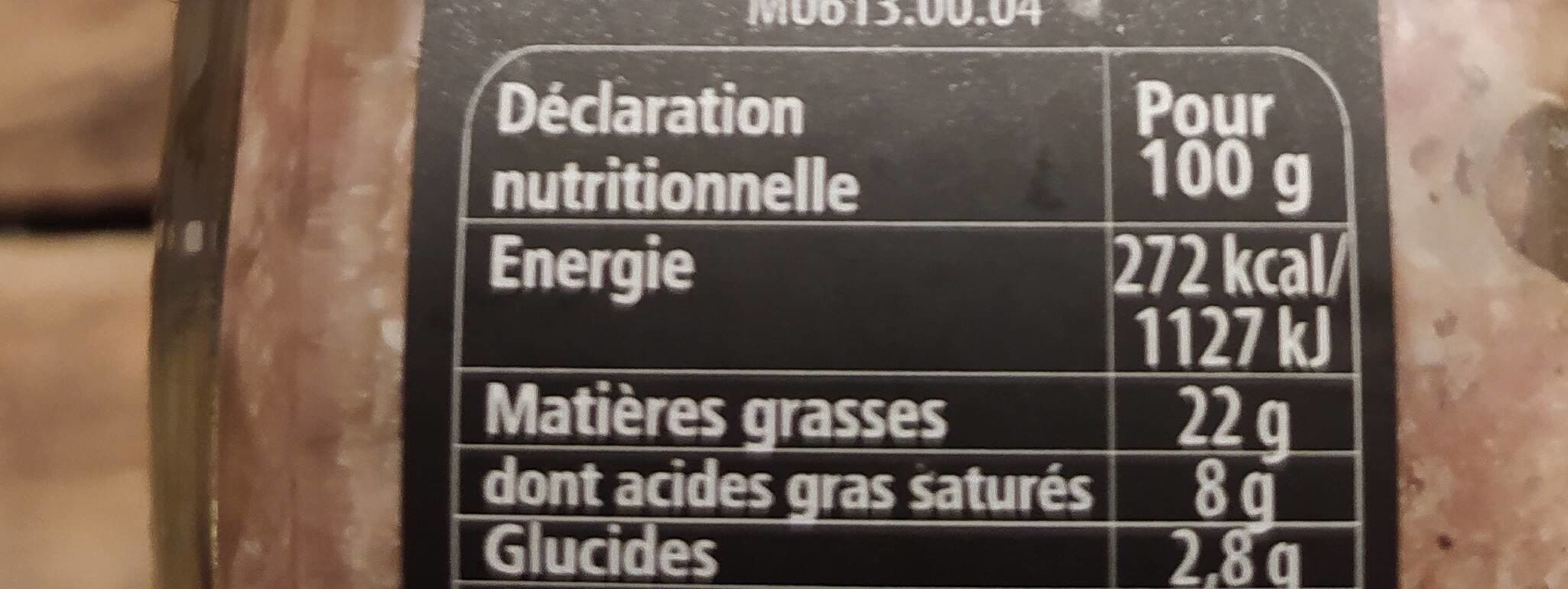 Hénaff Terrine de canard aux noisettes croquantes packshot