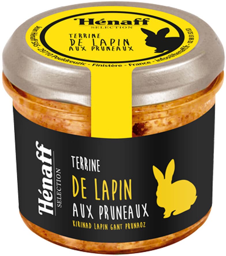 Hénaff Terrine de lapin aux pruneaux packshot