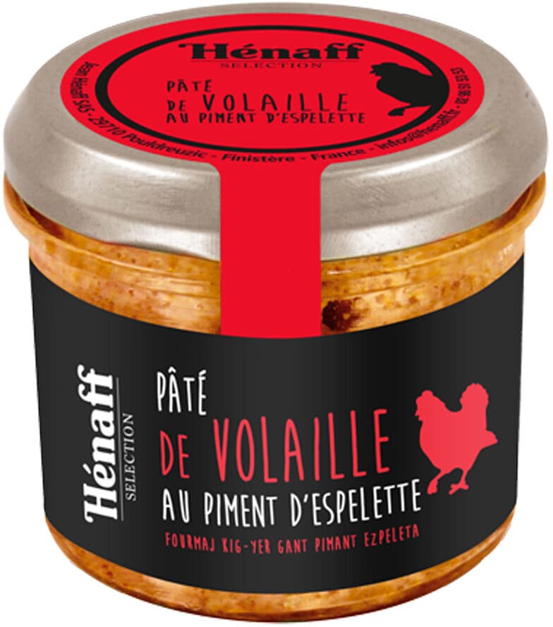 Hénaff Pâté de volaille au piment d'espelette packshot