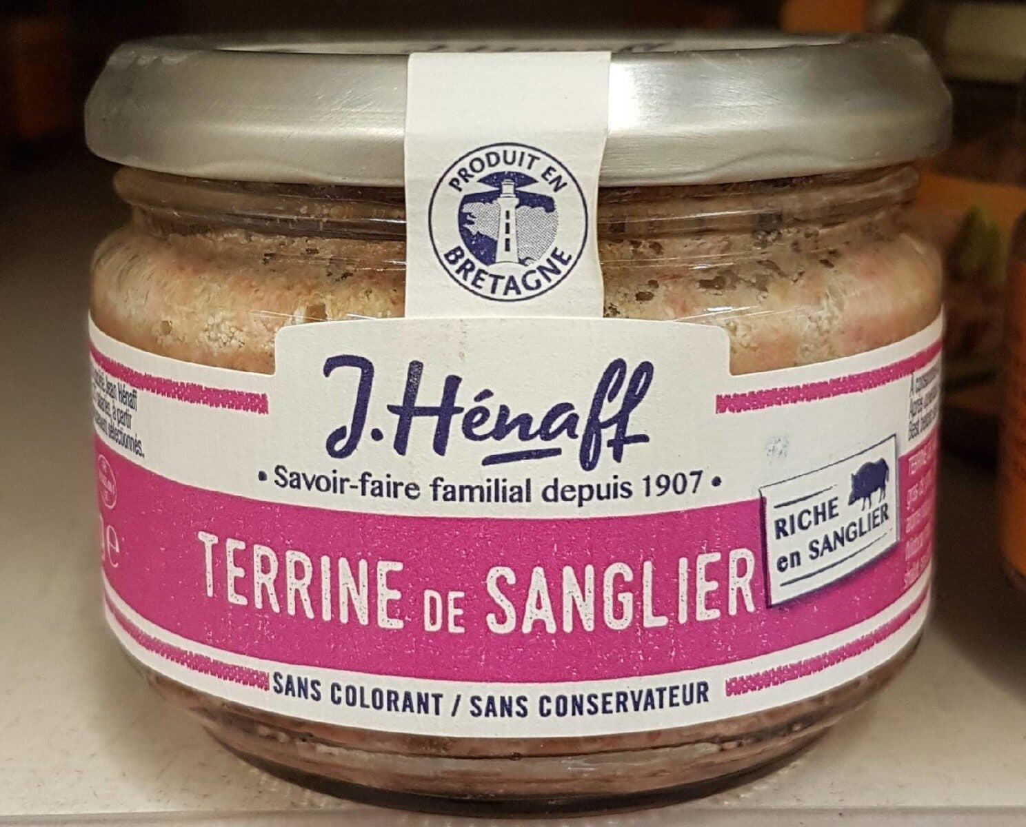 Henaff Terinne de sanglier packshot