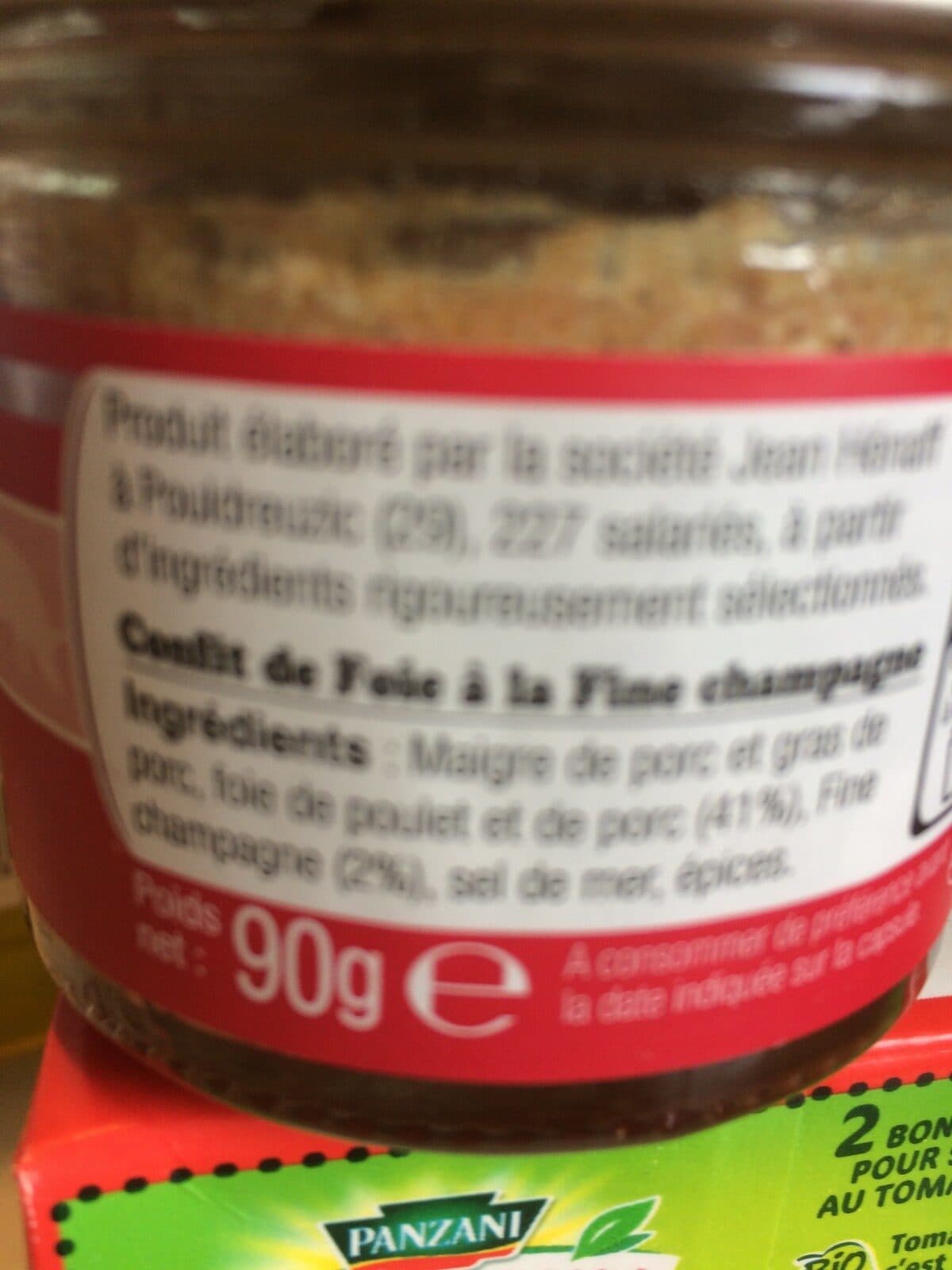 Hénaff Confit de Foie à la Fine Champagne packshot