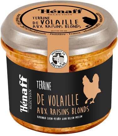 Hénaff Selection Terrine de volaille aux raisins blonds packshot