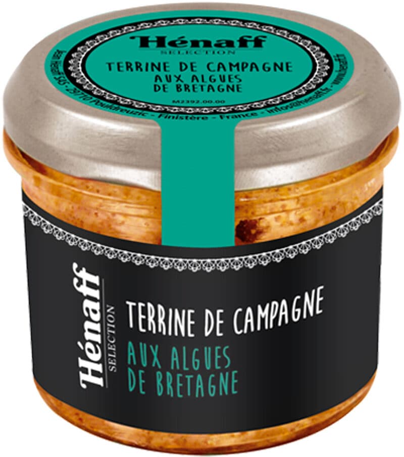 Hénaff Terrine de campagne aux algues de bretagne packshot