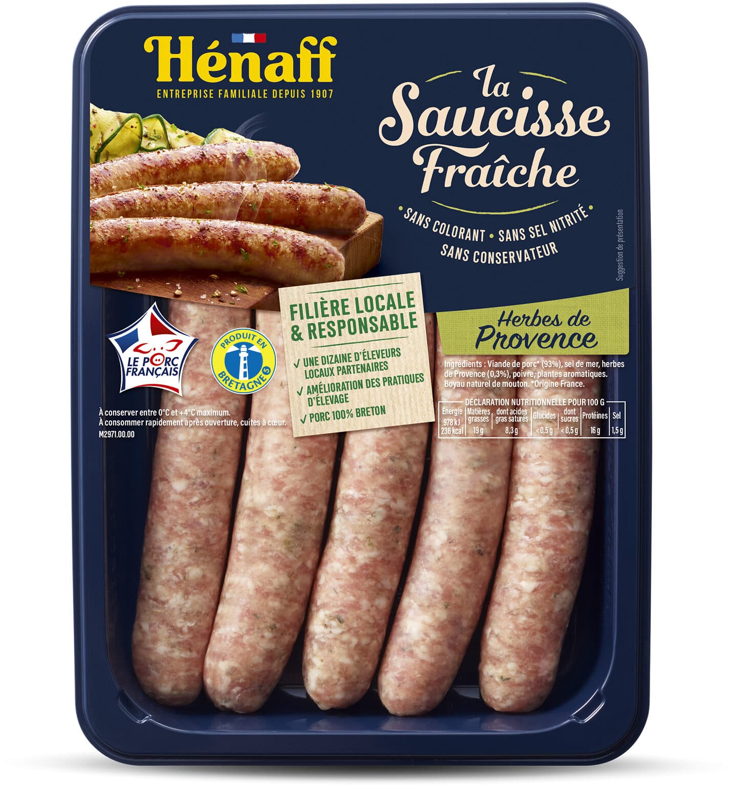 Hénaff La Saucisse aux Herbes packshot