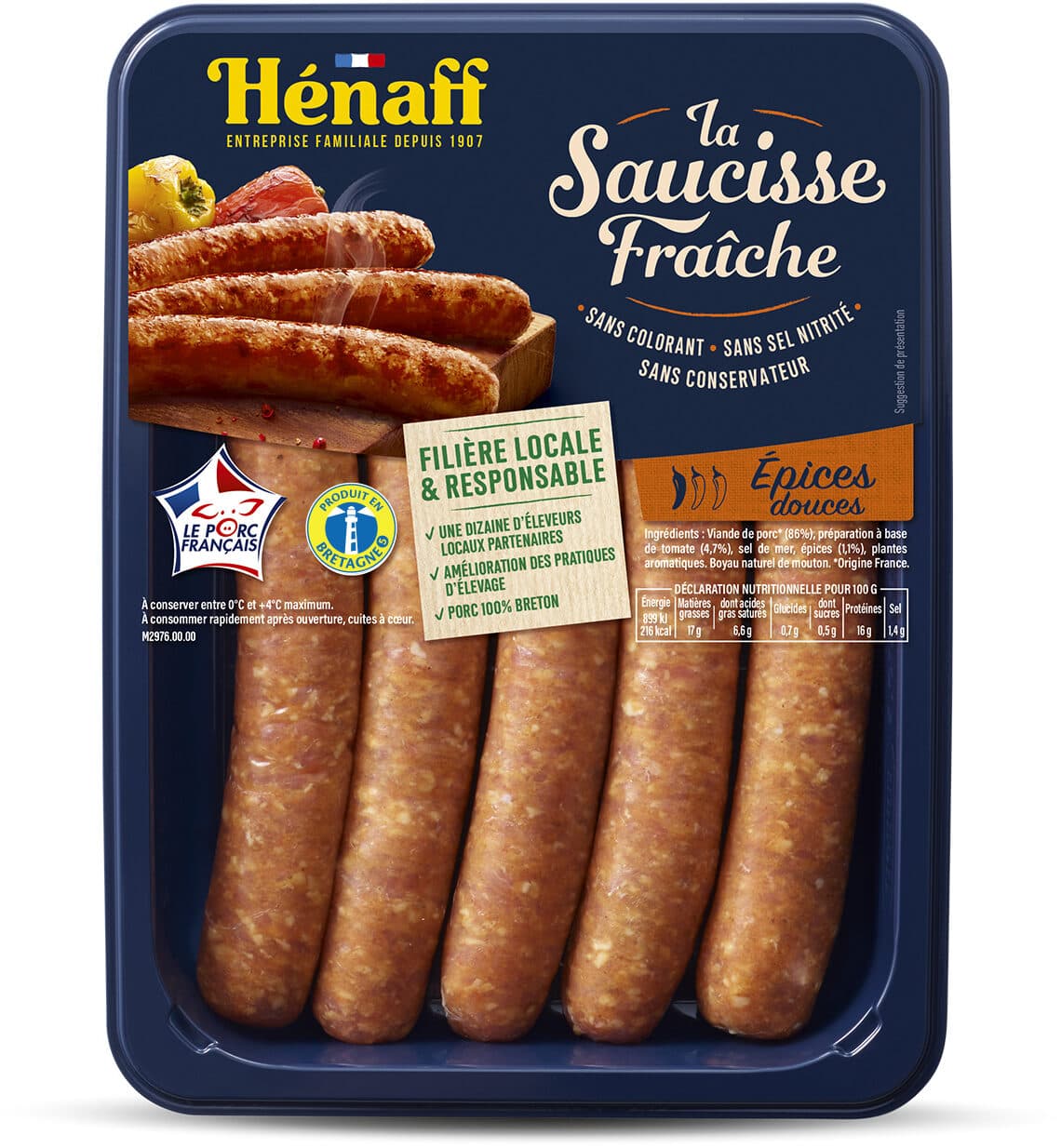 Hénaff La Saucisse Epicée packshot