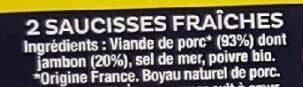 Hénaff La Saucisse Nature packshot