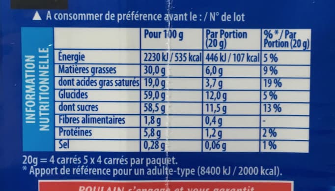 Poulain Un Amour de Lait packshot