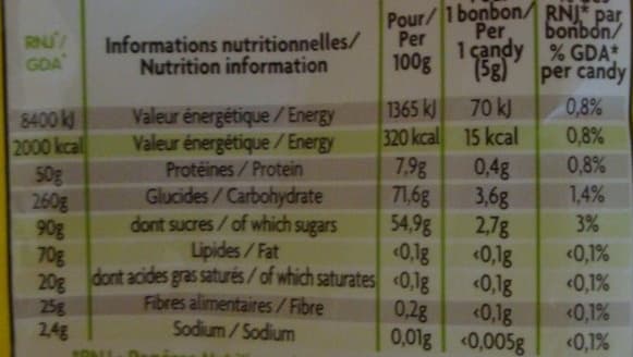 La Pie qui Chante Gom's Saveurs Fruits du Verger packshot