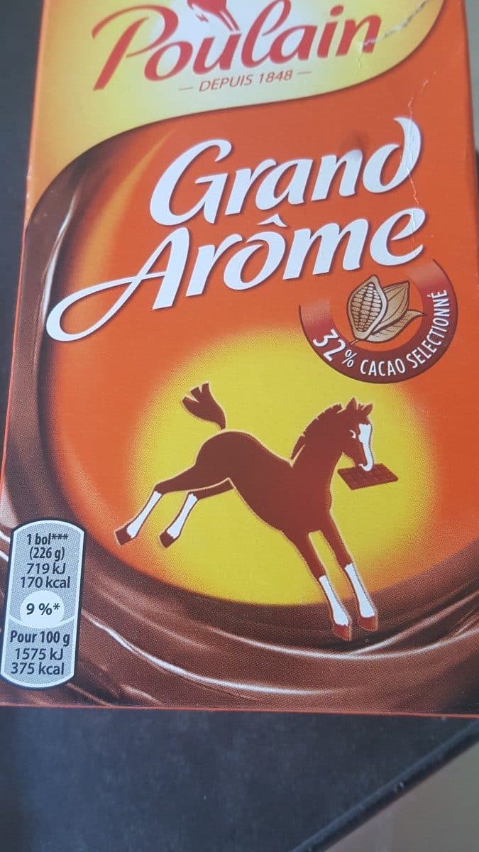 Mondelez grand arôme 32% cacao sélectionné packshot