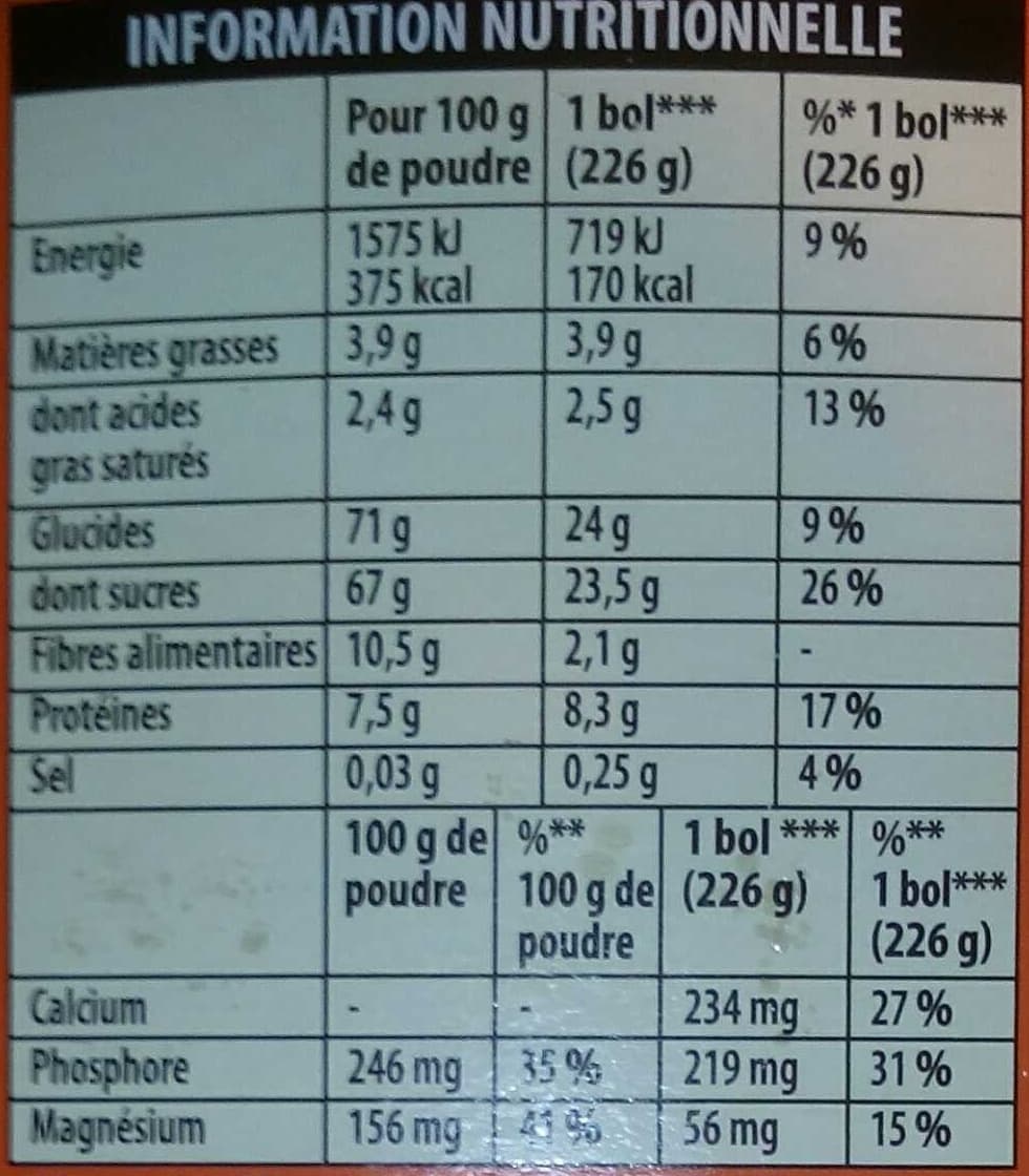 Mondelez grand arôme 32% cacao sélectionné packshot